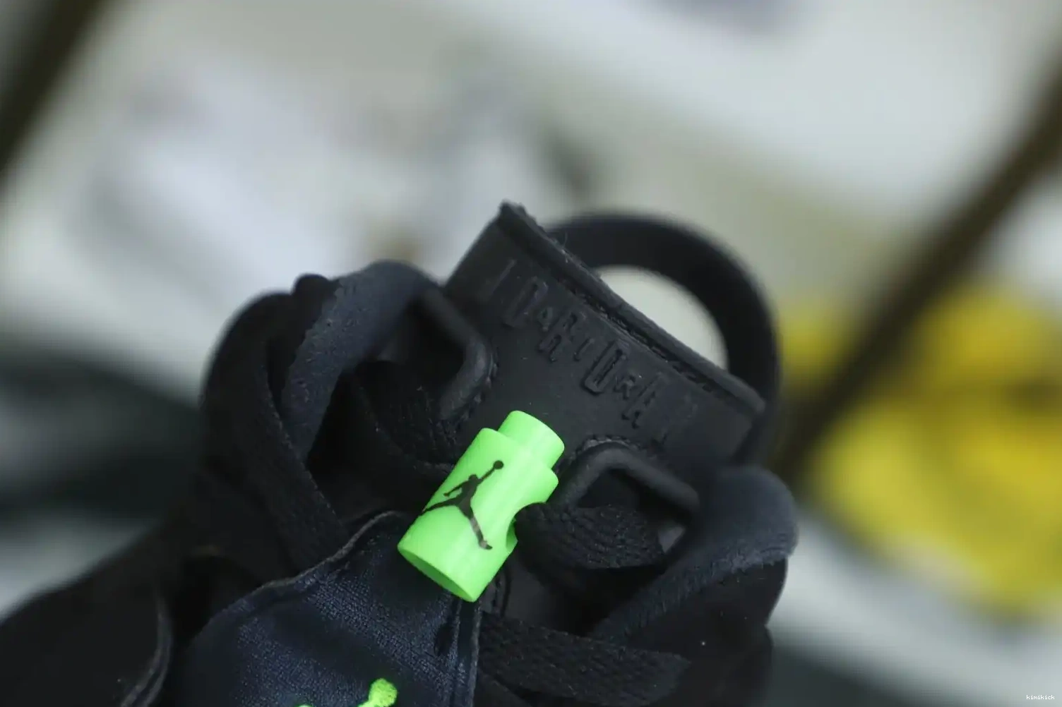 6 RETRO JORDAN GREEN' Kimikick AIR 'ELECTRIC 0619